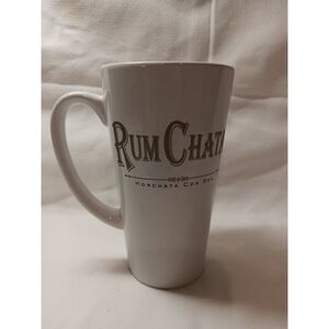 RUM CHATA HORCHATA CON RON WHITE TALL MUG 6”